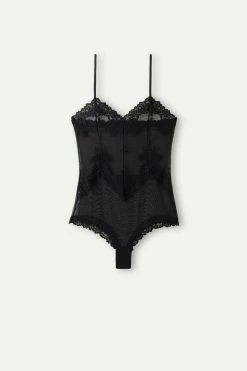 Pretty Flowers Lace And Tulle Body 12 Pretty Flowers Lace And Tulle Body -intimissimi shop BO1294B019 F