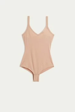 Ultralight Supima® Cotton Vest Bodysuit 14 Ultralight Supima® Cotton Vest Bodysuit -intimissimi shop BOD11A 044 F