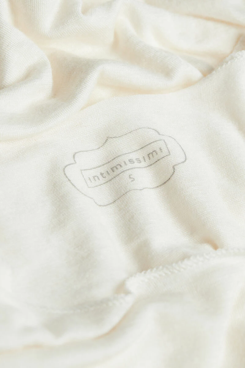 Long-Sleeve Bodysuit In Modal And Cashmere 9 Long-Sleeve Bodysuit In Modal And Cashmere - Image 7