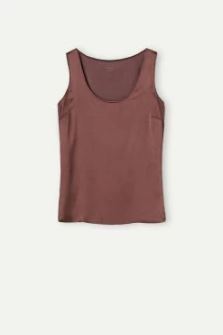 Silk And Modal Vest 12 Silk And Modal Vest -intimissimi shop CG162S002J F