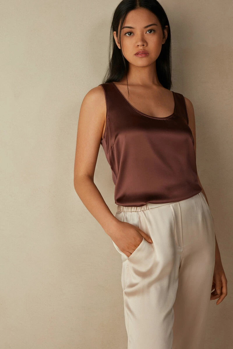 Silk And Modal Vest 4 Silk And Modal Vest - Image 2