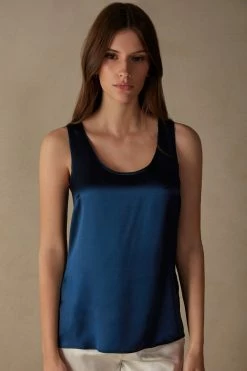 Silk And Modal Vest