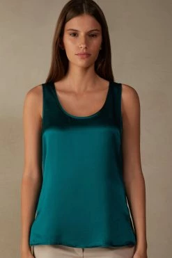 Silk And Modal Vest