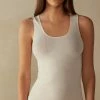 Modal Cashmere Ultralight Wide-Shoulder Top -intimissimi shop CGD28A231I FI