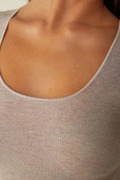 Modal Cashmere Ultralight Wide-Shoulder Top 12 Modal Cashmere Ultralight Wide-Shoulder Top -intimissimi shop CGD28A7525 DT2W