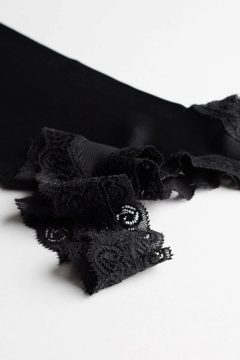 Silk Top With Lace Neckline 9 Silk Top With Lace Neckline - Image 7