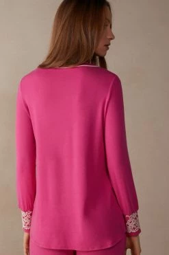 Pretty Flowers Modal Top 11 Pretty Flowers Modal Top -intimissimi shop CL1294P213J BI