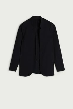 Long-Sleeved Cotton Interlock Cardigan 12 Long-Sleeved Cotton Interlock Cardigan -intimissimi shop CL139C019 F