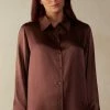 Long-Sleeved Silk Top 2 Long-Sleeved Silk Top -intimissimi shop CL162A002J FI