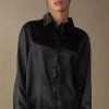Long-Sleeved Silk Top 1 Long-Sleeved Silk Top -intimissimi shop CL162A019 FI