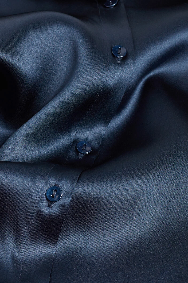 Long-Sleeved Silk Top 8 Long-Sleeved Silk Top - Image 6