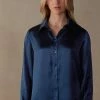 Long-Sleeved Silk Top 1 Long-Sleeved Silk Top -intimissimi shop CL162A1467 FI