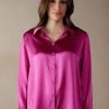 Long-Sleeved Silk Top -intimissimi shop CL162A206J FI
