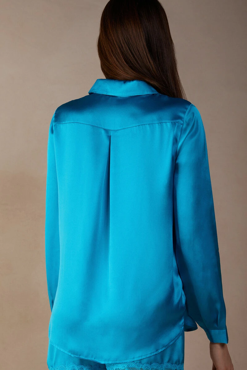 Long-Sleeved Silk Top 7 Long-Sleeved Silk Top - Image 5