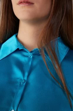 Long-Sleeved Silk Top 12 Long-Sleeved Silk Top -intimissimi shop CL162A210J DT1W