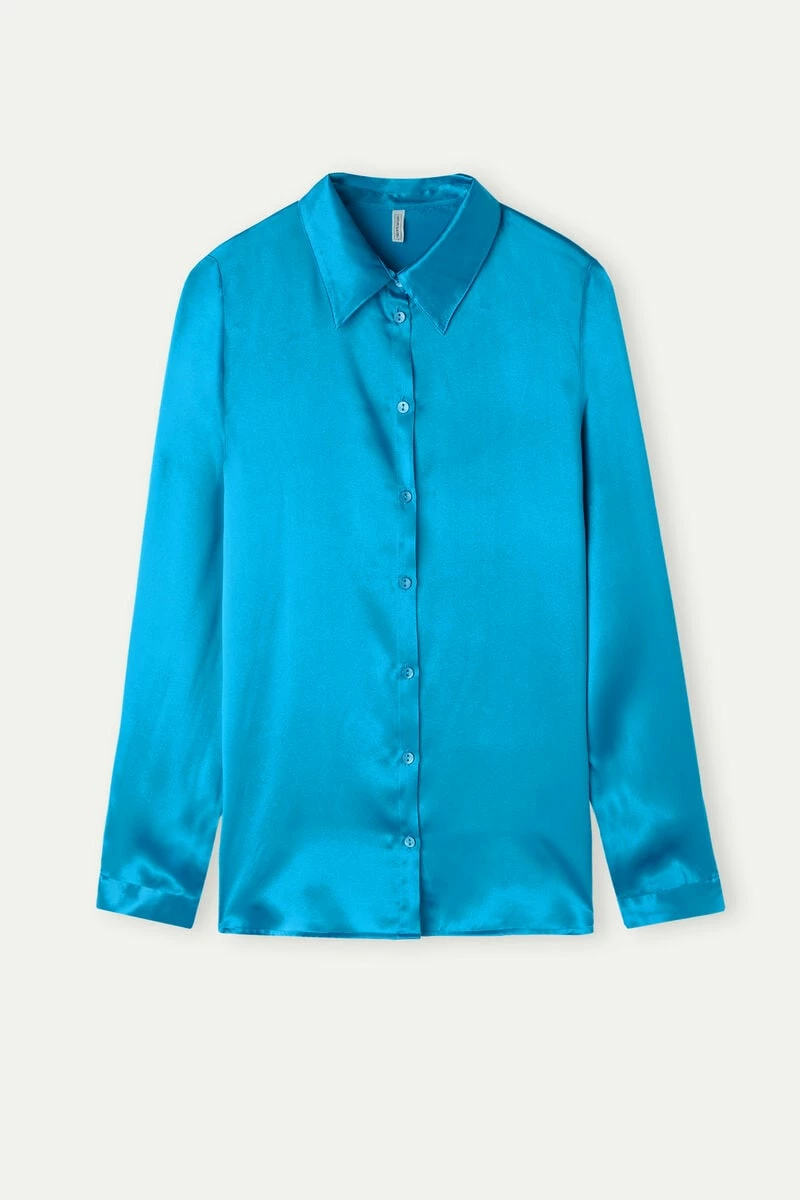 Long-Sleeved Silk Top 8 Long-Sleeved Silk Top - Image 6