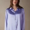 Long-Sleeved Silk Top 1 Long-Sleeved Silk Top -intimissimi shop CL162A212J FI