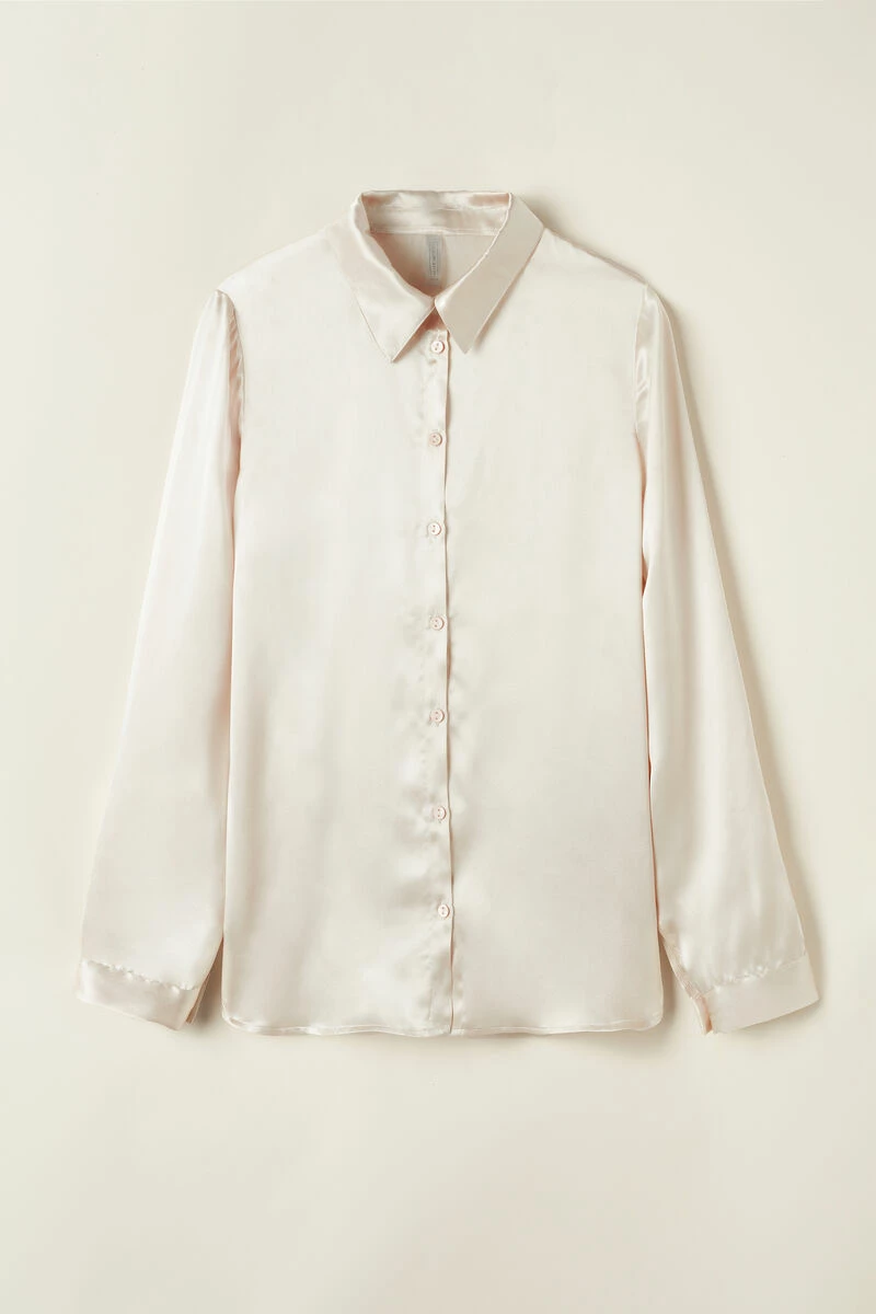 Long-Sleeved Silk Top 7 Long-Sleeved Silk Top - Image 5