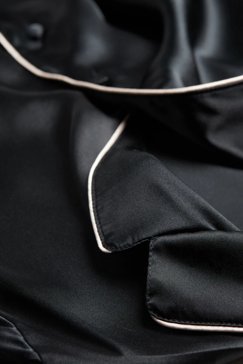 Mannish-Cut Jacket In Silk Satin 9 Mannish-Cut Jacket In Silk Satin - Image 7