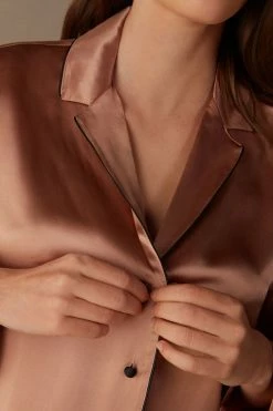 Mannish-Cut Jacket In Silk Satin 11 Mannish-Cut Jacket In Silk Satin -intimissimi shop CLD1233163I DT1W