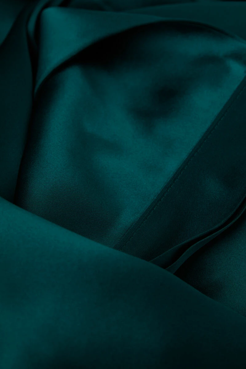 Mannish-Cut Jacket In Silk Satin 8 Mannish-Cut Jacket In Silk Satin - Image 6