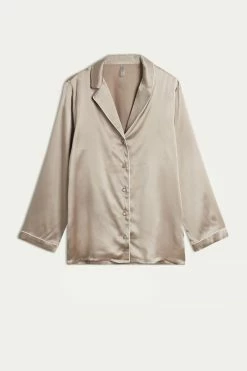 Mannish-Cut Jacket In Silk Satin 14 Mannish-Cut Jacket In Silk Satin -intimissimi shop CLD1233651I F