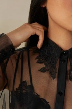 Layers Of Lust Tulle Long-Sleeved Shirt 12 Layers Of Lust Tulle Long-Sleeved Shirt -intimissimi shop CLD2464019 DT1W