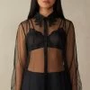 Layers Of Lust Tulle Long-Sleeved Shirt -intimissimi shop CLD2464019 FI