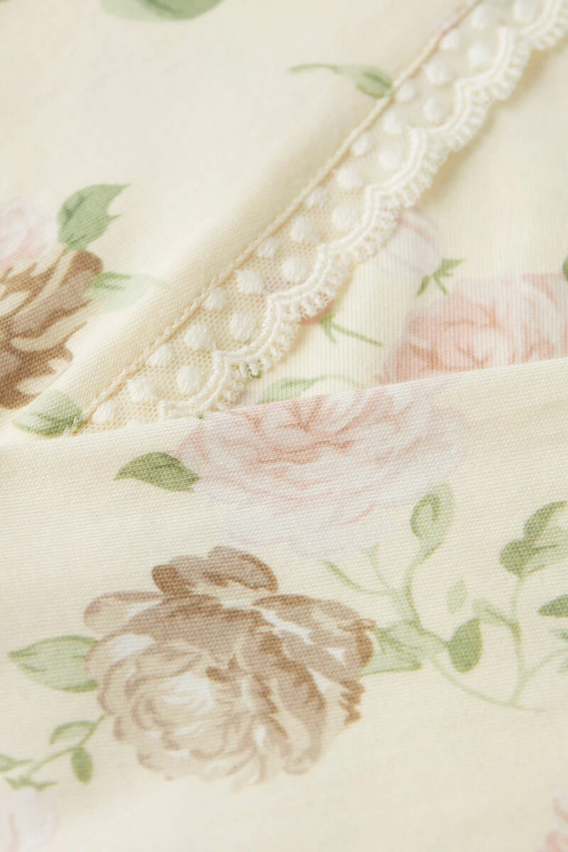 Scent Of Roses Long-Sleeved Cotton Top 8 Scent Of Roses Long-Sleeved Cotton Top - Image 6