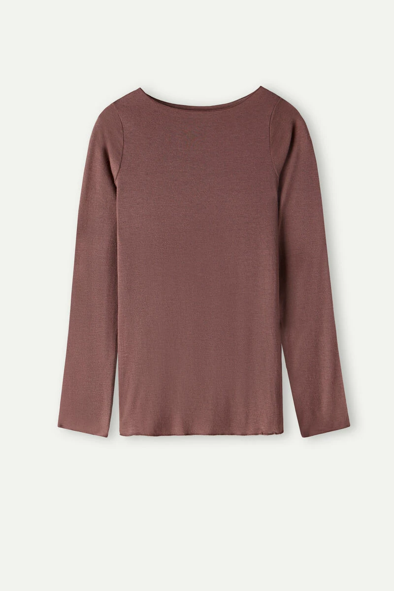 Boat Neck Modal Cashmere Ultralight Jumper 7 Boat Neck Modal Cashmere Ultralight Jumper - Image 5