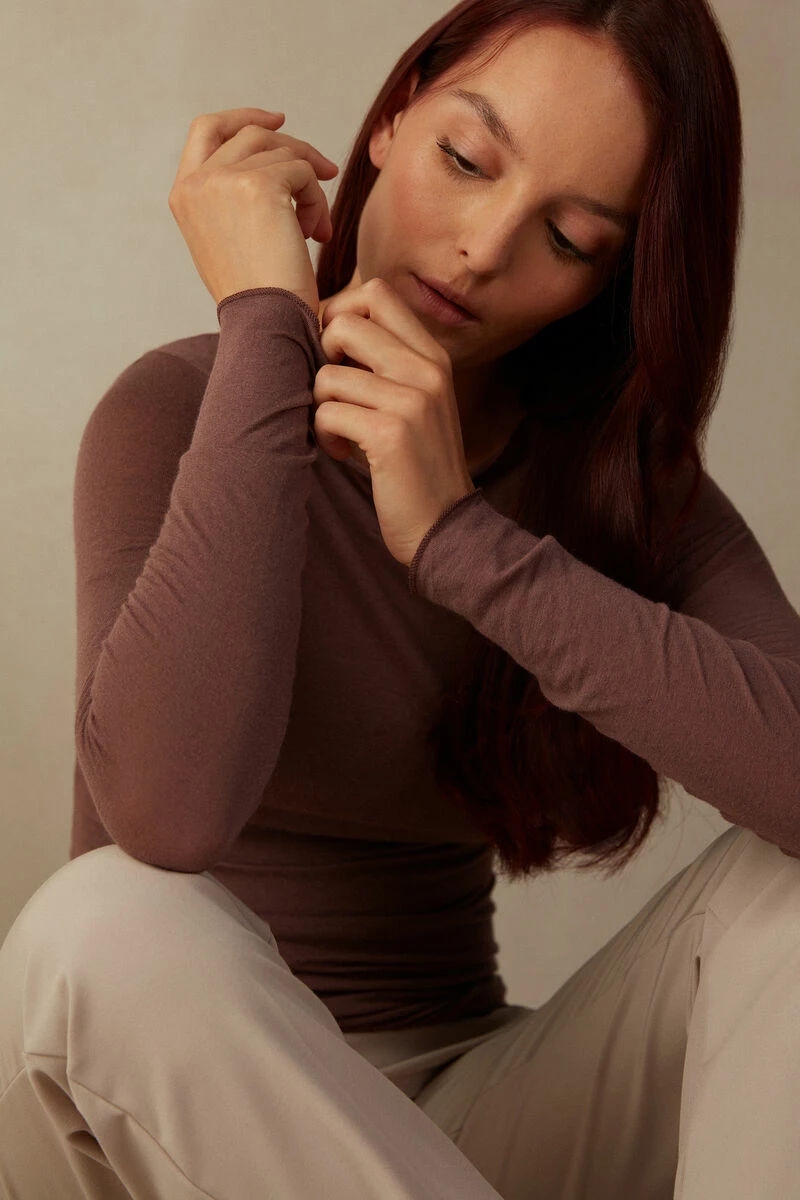 Boat Neck Modal Cashmere Ultralight Jumper 4 Boat Neck Modal Cashmere Ultralight Jumper - Image 2