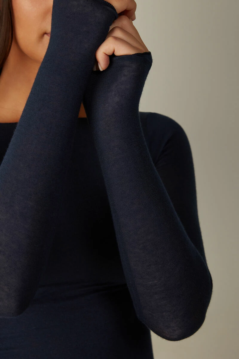 Boat Neck Modal Cashmere Ultralight Jumper 5 Boat Neck Modal Cashmere Ultralight Jumper - Image 3