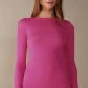 Boat Neck Modal Cashmere Ultralight Jumper 1 Boat Neck Modal Cashmere Ultralight Jumper -intimissimi shop CLD28B206J FI