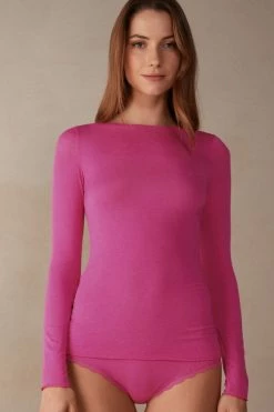 Boat Neck Modal Cashmere Ultralight Jumper