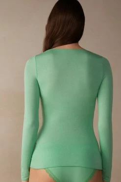 Boat Neck Modal Cashmere Ultralight Jumper 13 Boat Neck Modal Cashmere Ultralight Jumper -intimissimi shop CLD28B218J BI