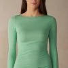 Boat Neck Modal Cashmere Ultralight Jumper 2 Boat Neck Modal Cashmere Ultralight Jumper -intimissimi shop CLD28B218J FI