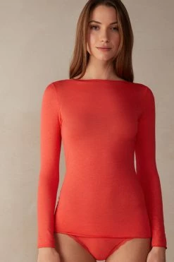 Boat Neck Modal Cashmere Ultralight Jumper
