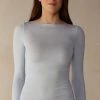 Boat Neck Modal Cashmere Ultralight Jumper 2 Boat Neck Modal Cashmere Ultralight Jumper -intimissimi shop CLD28B220J FI