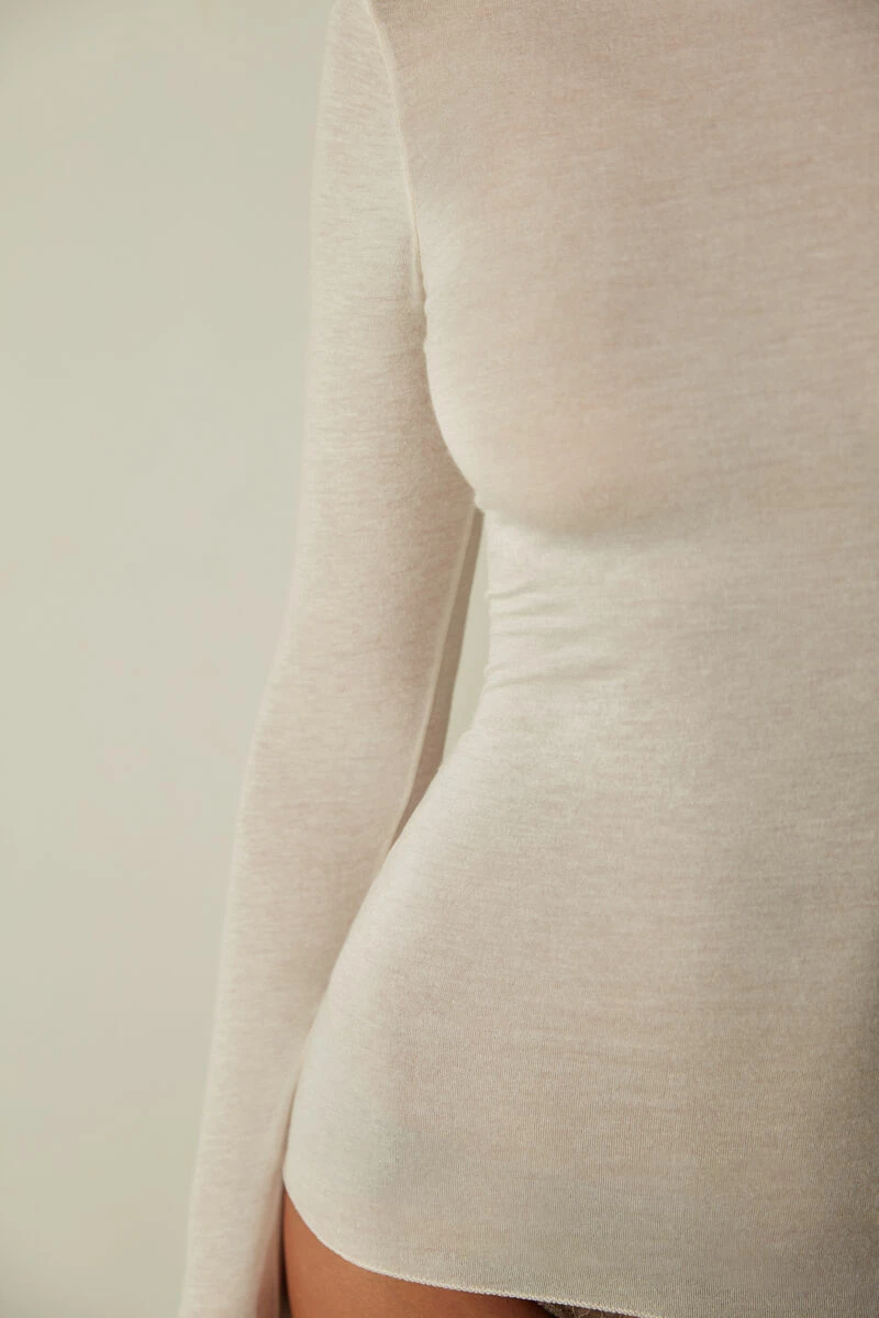 Boat Neck Modal Cashmere Ultralight Jumper 6 Boat Neck Modal Cashmere Ultralight Jumper - Image 4