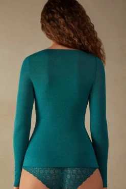 Boat Neck Modal Cashmere Ultralight Jumper 11 Boat Neck Modal Cashmere Ultralight Jumper -intimissimi shop CLD28B4572 BI