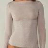 Boat Neck Modal Cashmere Ultralight Jumper -intimissimi shop CLD28B7525 FI