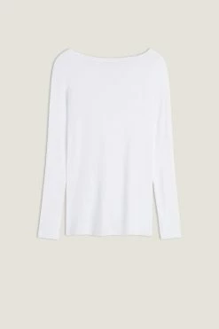 Boat Neck Modal Cashmere Ultralight Jumper 12 Boat Neck Modal Cashmere Ultralight Jumper -intimissimi shop CLD28B 001 F