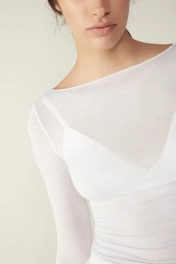 Boat Neck Modal Cashmere Ultralight Jumper 10 Boat Neck Modal Cashmere Ultralight Jumper -intimissimi shop CLD28B wear 001 DT1