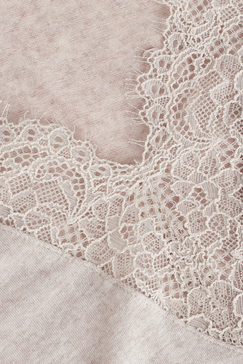 Modal Cashmere Ultralight Long Lace Shirt 8 Modal Cashmere Ultralight Long Lace Shirt - Image 6