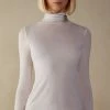 Modal Cashmere Ultralight High-Neck Top -intimissimi shop CLD28T001 FI