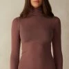 Modal Cashmere Ultralight High-Neck Top 1 Modal Cashmere Ultralight High-Neck Top -intimissimi shop CLD28T002J FI