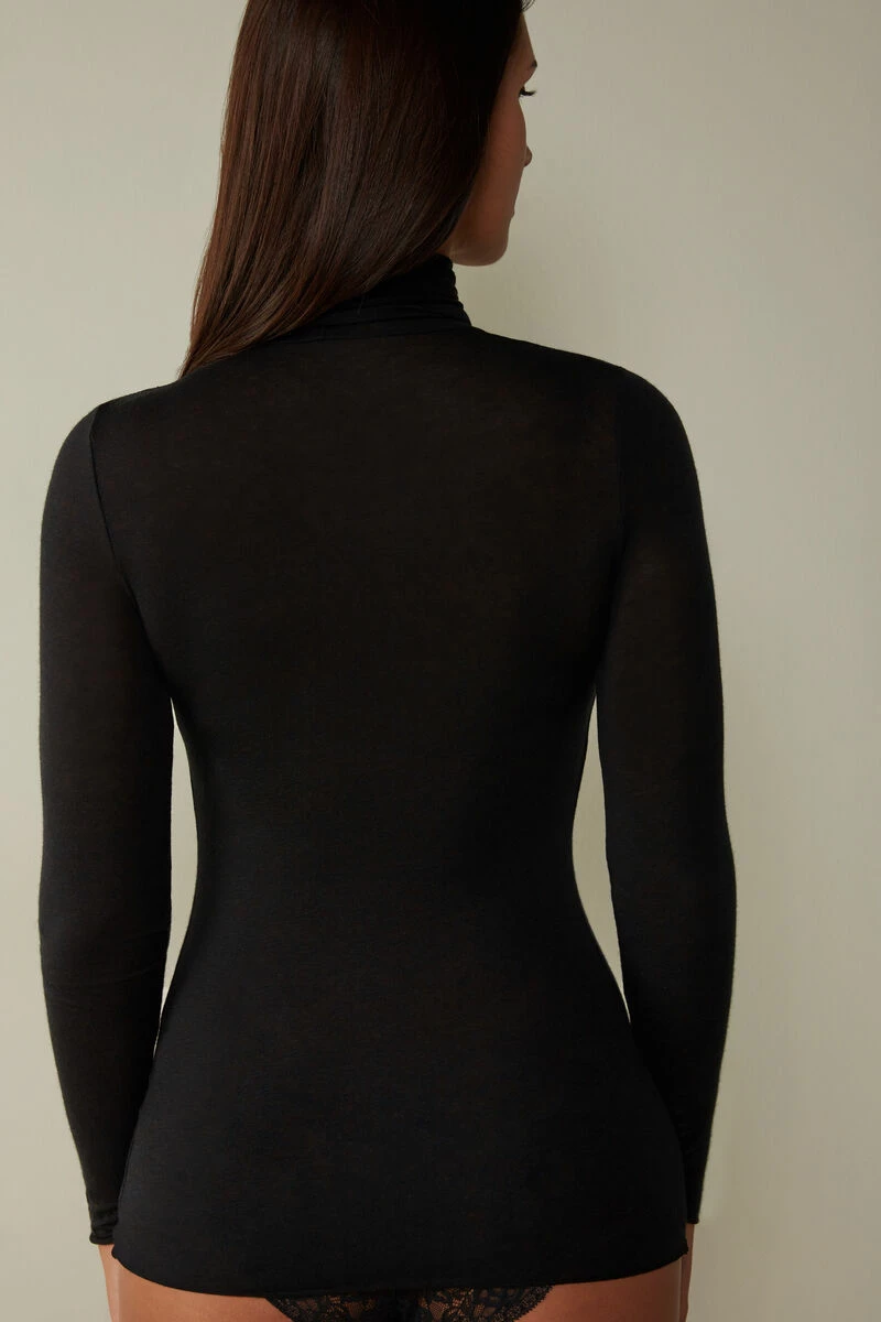 Modal Cashmere Ultralight High-Neck Top 7 Modal Cashmere Ultralight High-Neck Top - Image 5