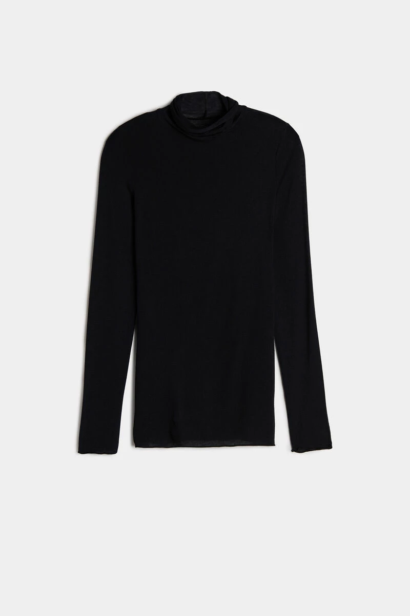 Modal Cashmere Ultralight High-Neck Top 8 Modal Cashmere Ultralight High-Neck Top - Image 6
