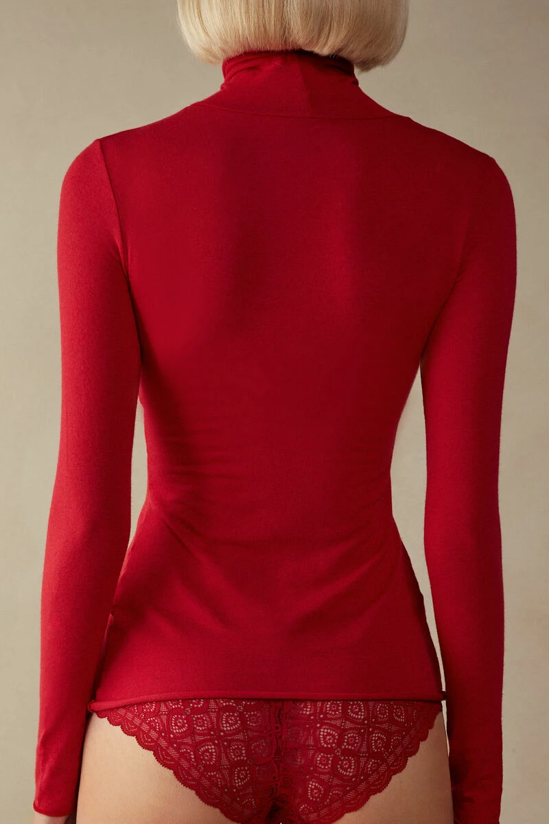 Modal Cashmere Ultralight High-Neck Top 7 Modal Cashmere Ultralight High-Neck Top - Image 5
