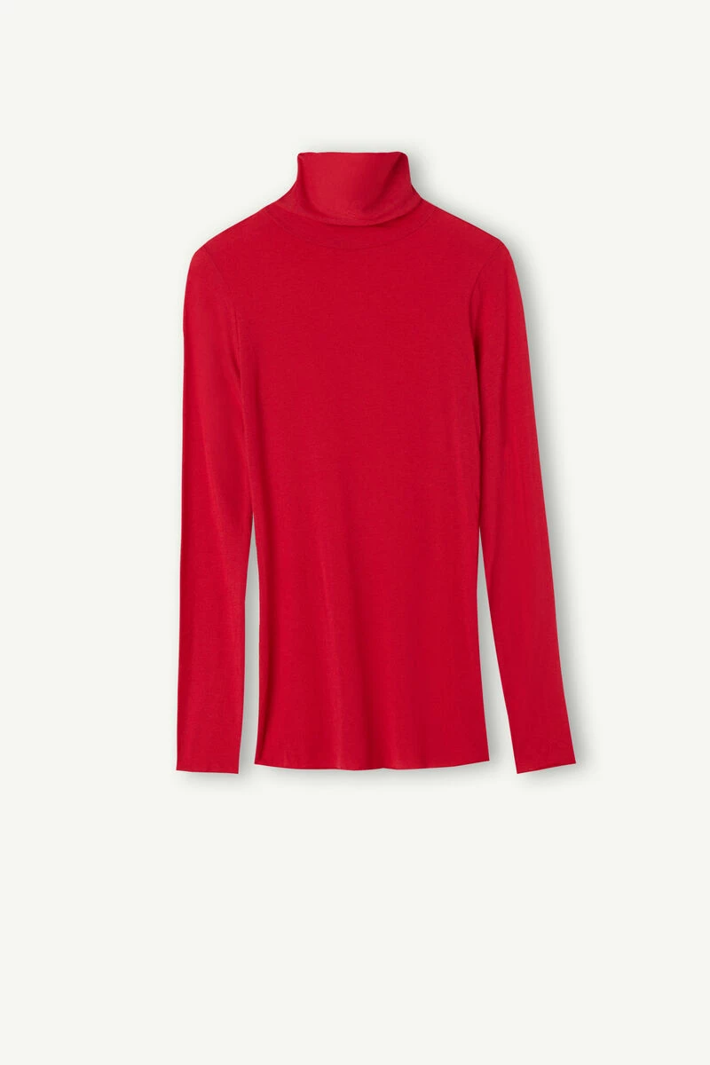 Modal Cashmere Ultralight High-Neck Top 8 Modal Cashmere Ultralight High-Neck Top - Image 6